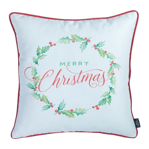 Poszewka na poduszkę z motywem świątecznym Apolena Honey Merry Christmas, 45x45 cm