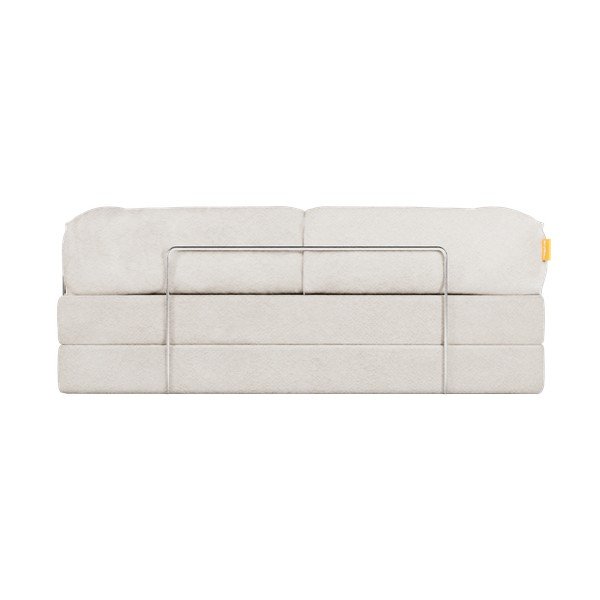 Beżowa rozkładana sofa z materiału bouclé 180 cm Bloom – TemaHome-image-2