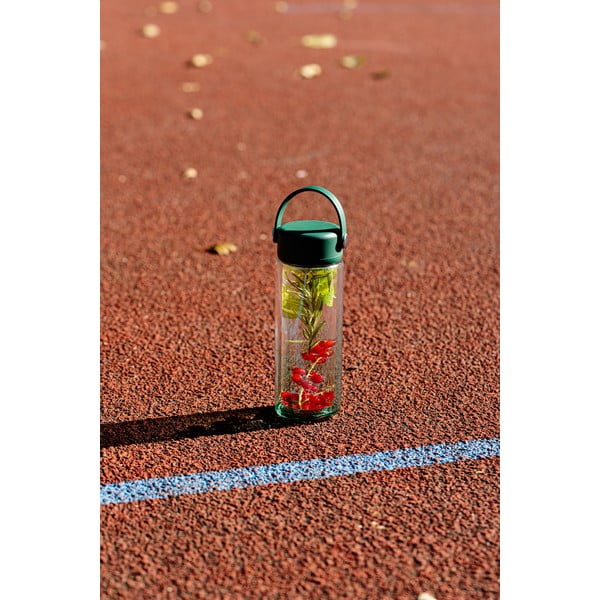 Zielona szklana butelka 350 ml Fuori – Vialli Design-image-1