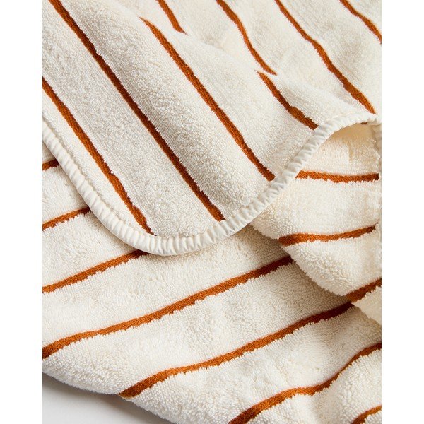 Pomarańczowy/beżowy bawełniany ręcznik frotte 50x90 cm Dorane – Kave Home-image-4