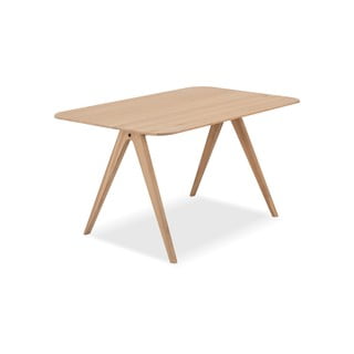 Stół z drewna dębowego Gazzda Ava, 140 x 90 cm