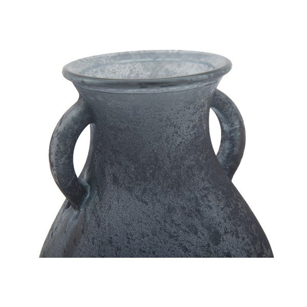 Niebieski wazon ze szkła z recyklingu Mauro Ferretti Anfora, ⌀ 11,5 cm-image-2