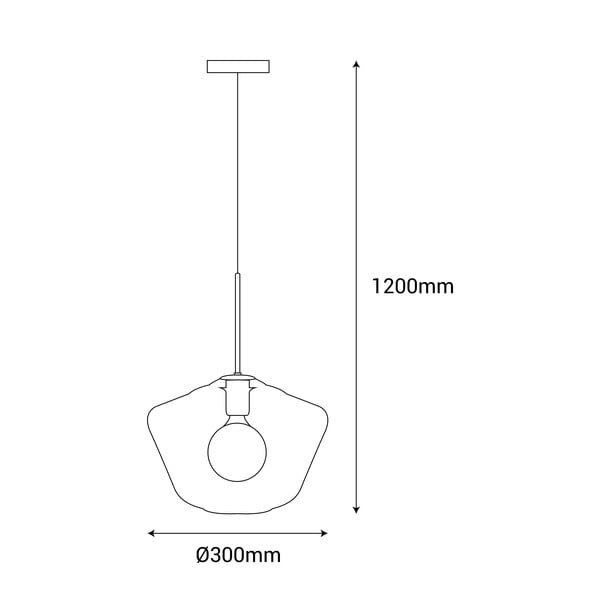 Lampa wisząca SULION Astrid, wys. 120 cm-image-2