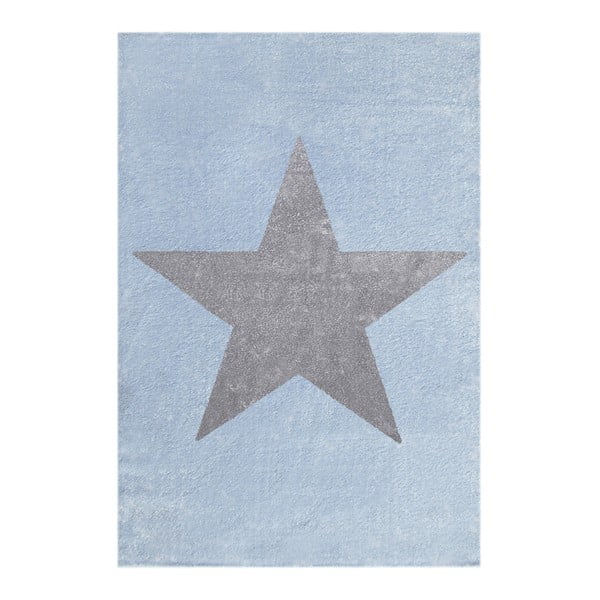 Niebiesko-szary dywan dziecięcy Happy Rugs Superstar, 120x180 cm