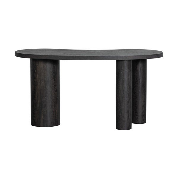 Ciemnobrązowa konsola w dekorze sosny 70x150 cm Maan – WOOOD-image-4