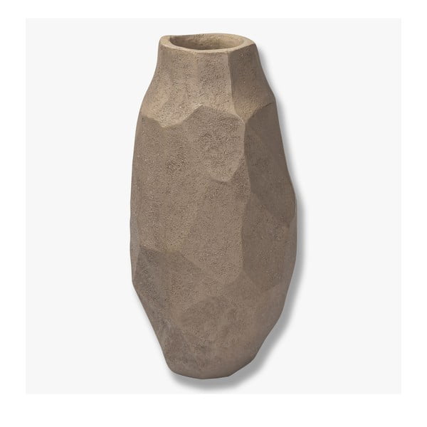 Beżowy wazon z żywicy polimerowej (wysokość 18 cm) Nuki – Mette Ditmer Denmark
