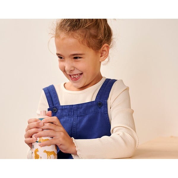 Jasnozielona butelka dla dzieci 400 ml Little farm – Mepal-image-2