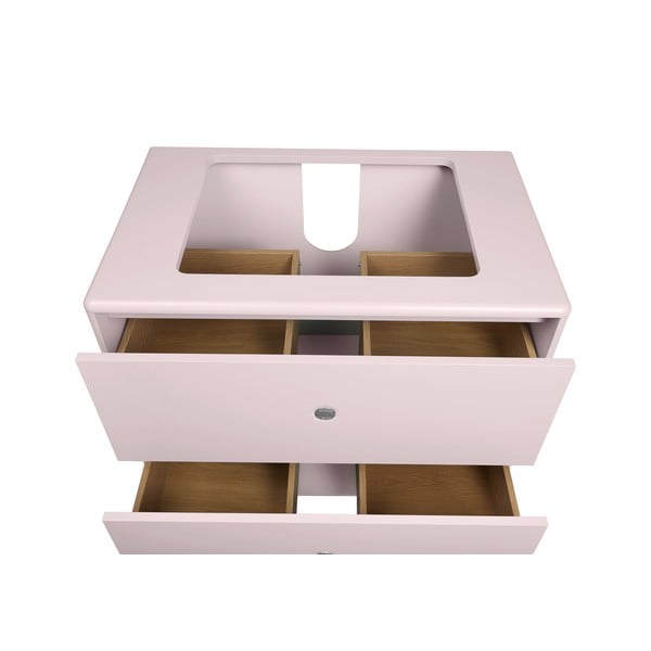 Różowa wisząca szafka pod umywalkę 80x62 cm Color Bath – Tom Tailor-image-3