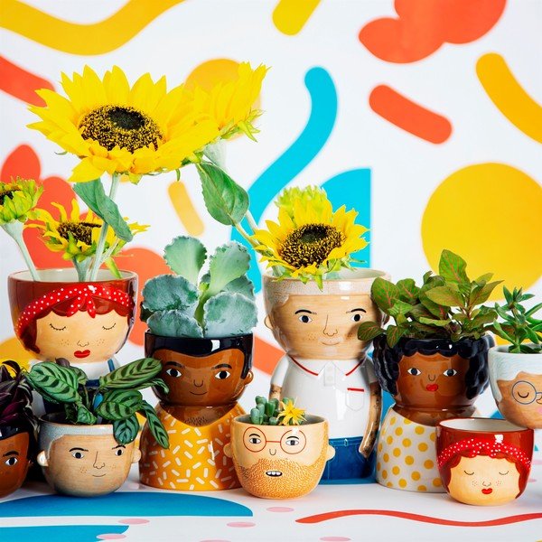 Beżowa doniczka Sass & Belle My Kind of People Ross-image-1