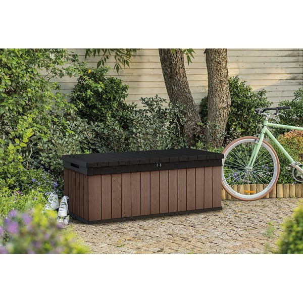 Brązowa skrzynia ogrodowa Darwin – Keter-image-1