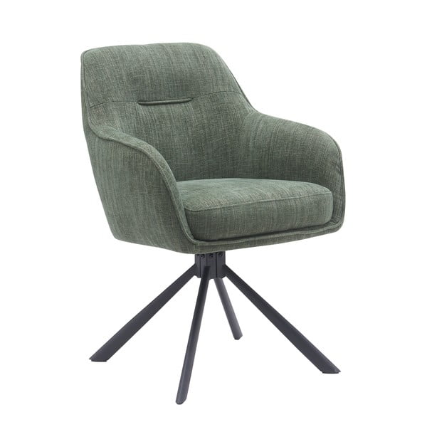 Zielone tapicerowane fotele jadalniane zestaw 2 szt. Avola – Unique Furniture