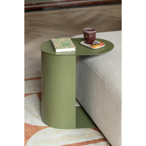 Metalowy stolik Riqueza Oval – Leitmotiv-image-1