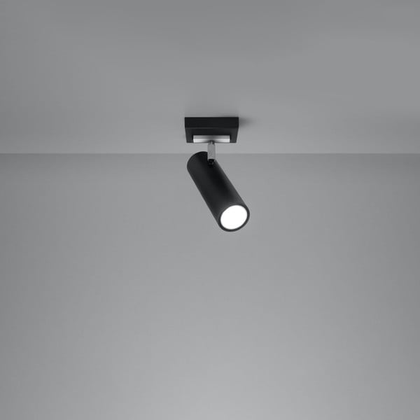 Czarna lampa sufitowa 8x8 cm Mira – Nice Lamps