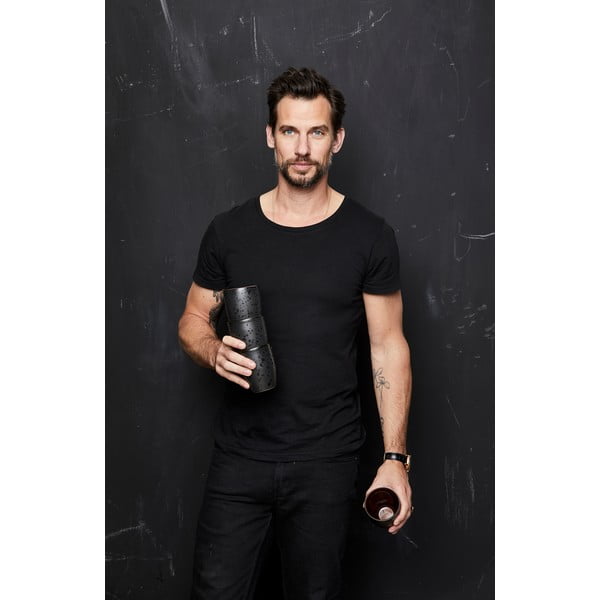 Czarne kubki zestaw 4 szt. do latte ceramiczne 270 ml Gastro Black/Mix – Bitz-image-1