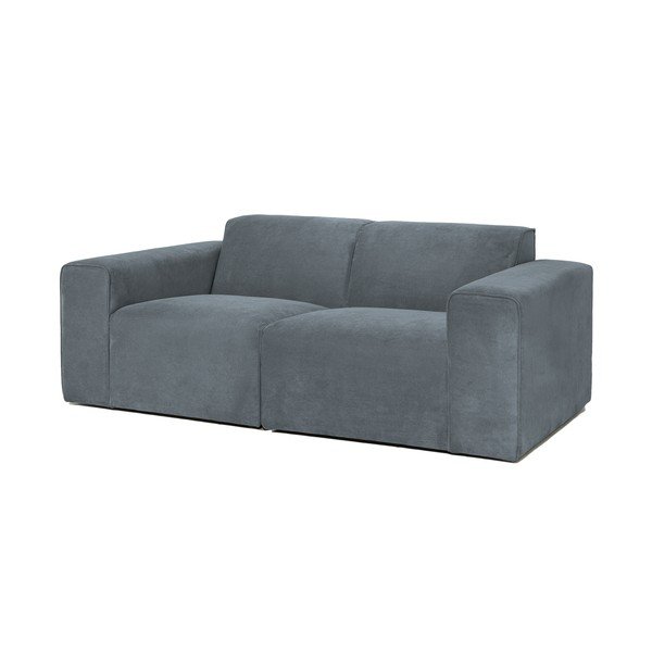 Szara sztruksowa sofa 202 cm Sting – Scandic-image-1