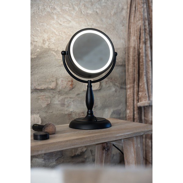Lampa stołowa w kolorze matowej czerni ze szklanym kloszem (wysokość 36 cm) Face – Markslöjd-image-3