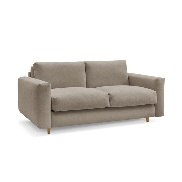 Szarobrązowa sofa do spania/rozkładana 220 cm Cocoone – Bobochic Paris-image-2