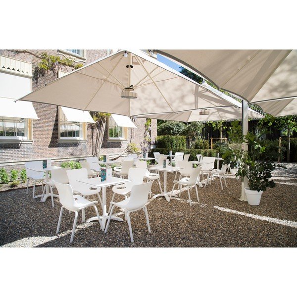 Biały stół ogrodowy Hartman Romeo, 68x68 cm-image-3