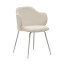 Beżowe tapicerowane fotele jadalniane zestaw 2 szt. Yunia – Kave Home