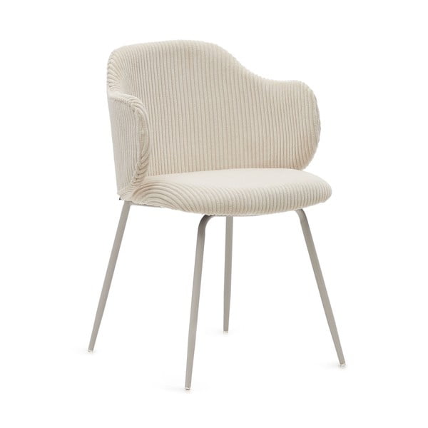 Beżowe tapicerowane fotele jadalniane zestaw 2 szt. Yunia – Kave Home