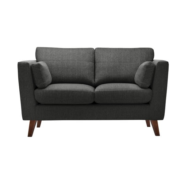 Antracytowa sofa sofa Jalouse Maison Elisa, 152 cm