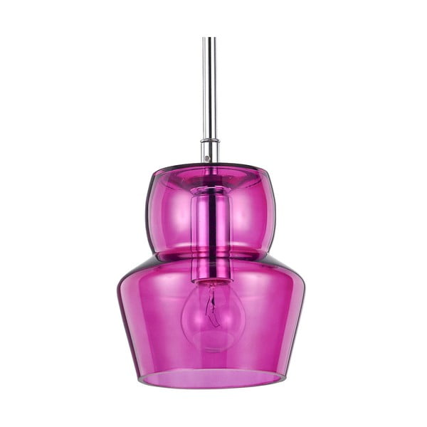 Lampa wisząca Crido Glass Violet, 16 cm