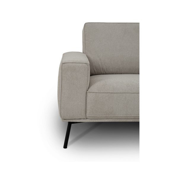 Szarobeżowy narożnik z tkaniny szenilowej (prawostronny/w kształcie litery L) Amsterdam – Scandic-image-4