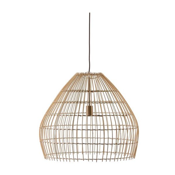 Lampa wisząca z bambusowym kloszem Tierra Bella Le Lue, ø 60 cm