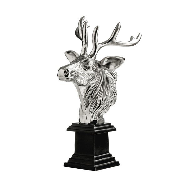 Statuetka Stag Head Black