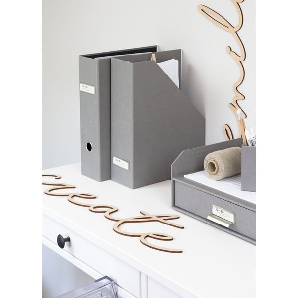 Szary organizer na dokumenty Bigso Box of Sweden Viktoria-image-1