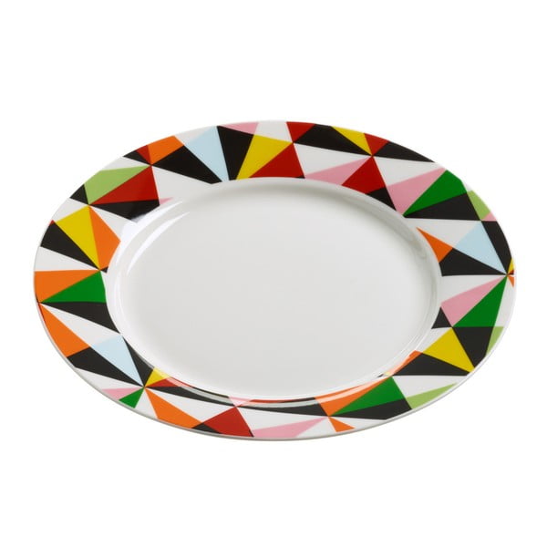 Talerz porcelanowy Maxwell & Williams Abstraction, ⌀ 20 cm