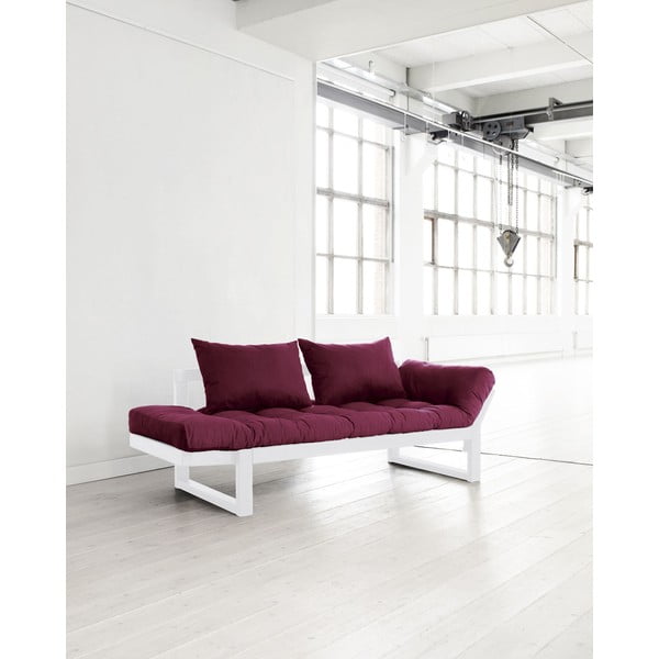 Sofa Karup Edge White/Bordeaux-image-1