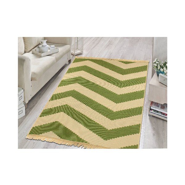 Dywan ZigZag Green Beige, 120x180 cm-image-2