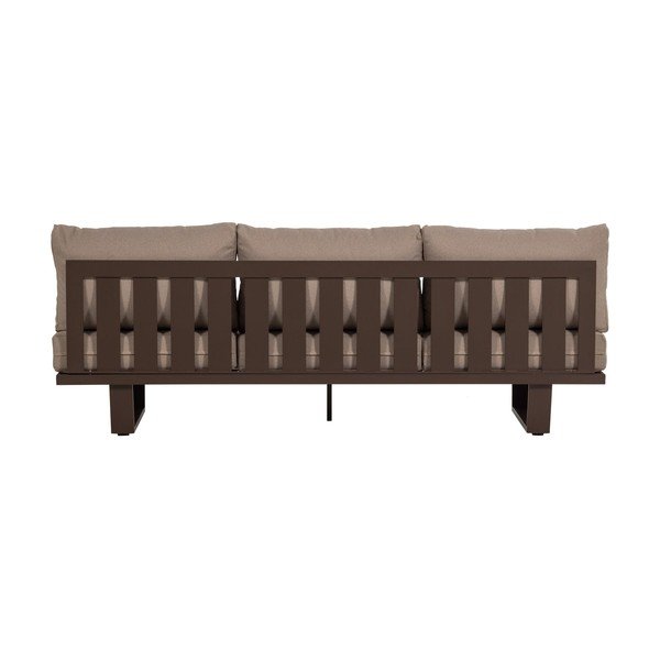Brązowa tapicerowana sofa ogrodowa Bear – WOOOD-image-3