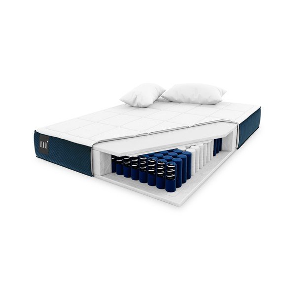 Miękki materac sprężynowy 140x190 cm Sidi – Micadoni Home-image-3