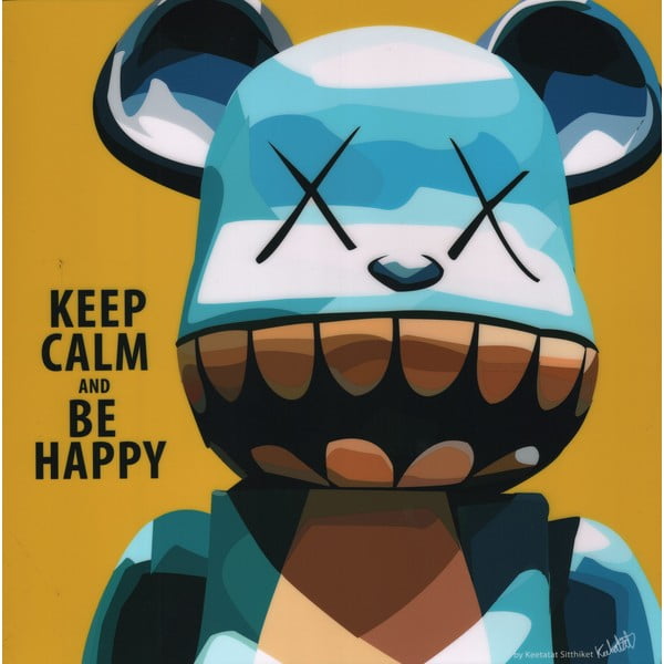 Obraz "Keep calm be happy"
