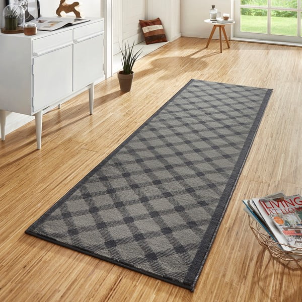 Szary chodnik Hanse Home Basic, 80x400 cm-image-1