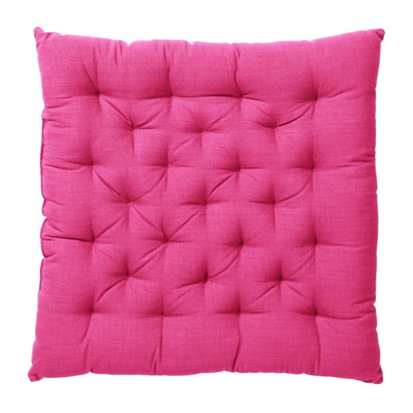Różowa poduszka na krzesło Butlers Capri, 42x42 cm