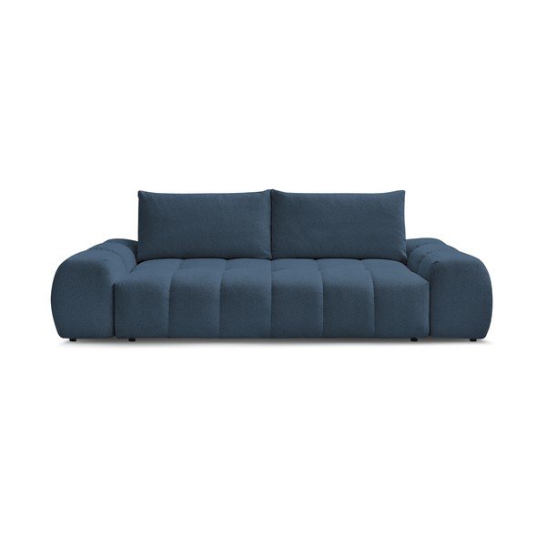 Ciemnoniebieska sofa z tkaniny szenilowej 278 cm Everest – Bobochic Paris