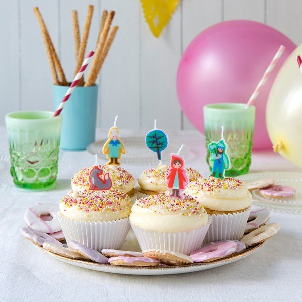 Zestaw 5 świeczek Czerwony Kapturek Rex London Red Riding Hood-image-3