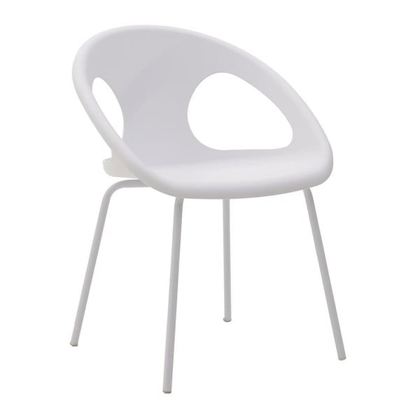 Białe
  krzesło InArt Lide