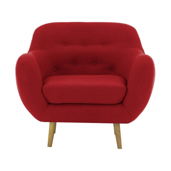 Czerwony fotel Vivonita Gaia