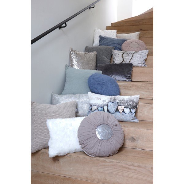 Różowa poduszka Walra Glitter, 45x45 cm-image-4