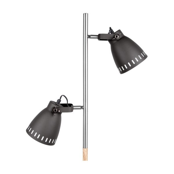 Czarna lampa podłogowa Leitmotiv Mingle-image-1