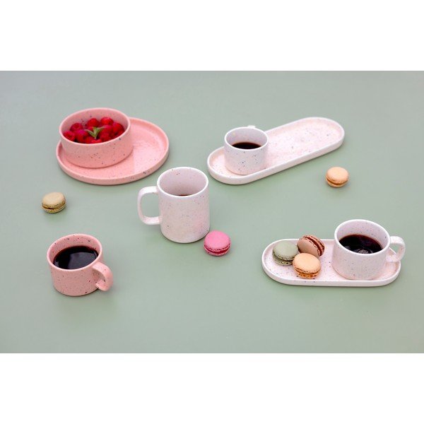 Beżowy porcelanowy talerz ø 25 cm Fika – ONA-image-4