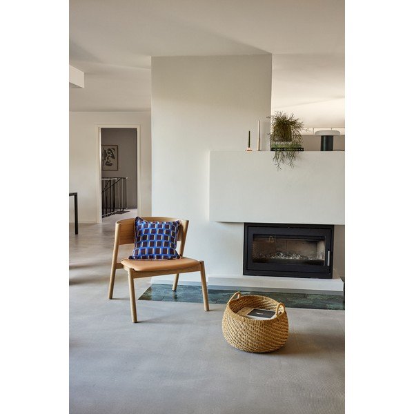 Jasnobrązowy fotel Oblique – Hübsch-image-1