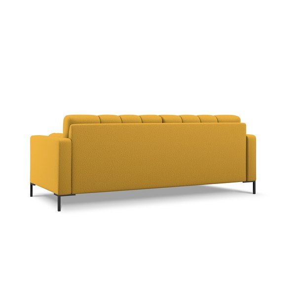 Żółta sofa 217 cm Bali – Cosmopolitan Design-image-3