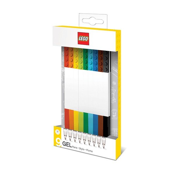 Zestaw 9 długopisów żelowych LEGO® Pyramid