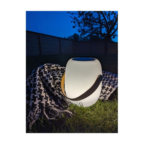 Lampa zewnętrzna LED z timerem i głośnikiem na USB ø 18 cm Cardiff – House Nordic-image-3