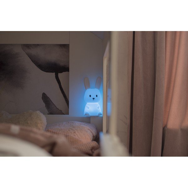 Biała lampka nocna LED dla dzieci Bunny – Star Trading-image-4